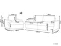 Miniatyrbillede 3 af 11: Sofasæt Stof Beige 5 Personers Sofagruppe Flydersofa Design Stue Indretning Sofa og Lænestol Sæt
