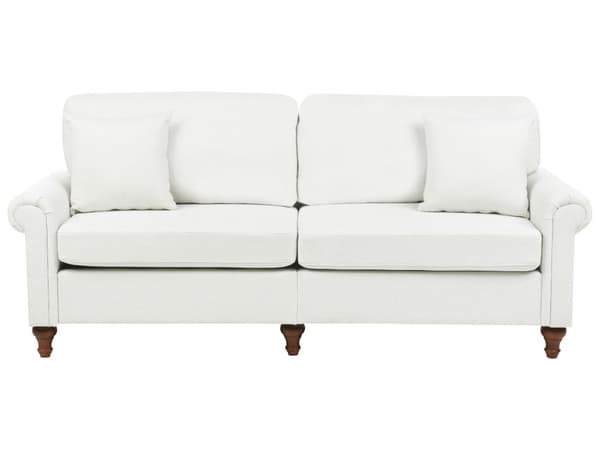 2 + 3 personers sofasæt med hvide rullearme Puder Stue Traditionel Moderne