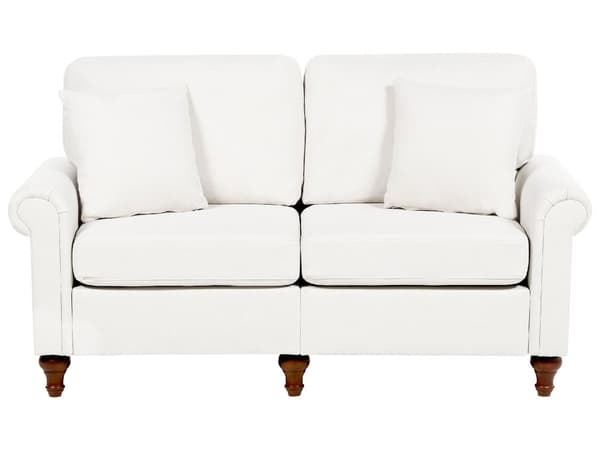 2 + 3 personers sofasæt med hvide rullearme Puder Stue Traditionel Moderne