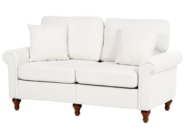 2 + 3 personers sofasæt med hvide rullearme Puder Stue Traditionel Moderne