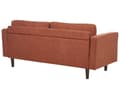 Miniatyrbillede 6 af 11: Sofasæt Brun Stof Polyester 6 Personers Sofagruppe med Mørke Træben Design Stue Indretning