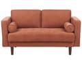 Miniatyrbillede 7 af 11: Sofasæt Brun Stof Polyester 6 Personers Sofagruppe med Mørke Træben Design Stue Indretning