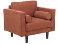Miniatyrbillede 10 af 11: Sofasæt Brun Stof Polyester 6 Personers Sofagruppe med Mørke Træben Design Stue Indretning