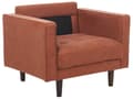Miniatyrbillede 9 af 11: Sofasæt Brun Stof 3 Personers Sofagruppe 2 1 Sofa og Lænestol Sæt Design Stue Indretning