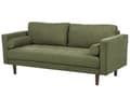 Miniatyrbillede 5 af 11: Sofasæt Grøn Stof 4 Personers Sofagruppe 3 1 Sofa og Lænestol Sæt Design Stue Indretning