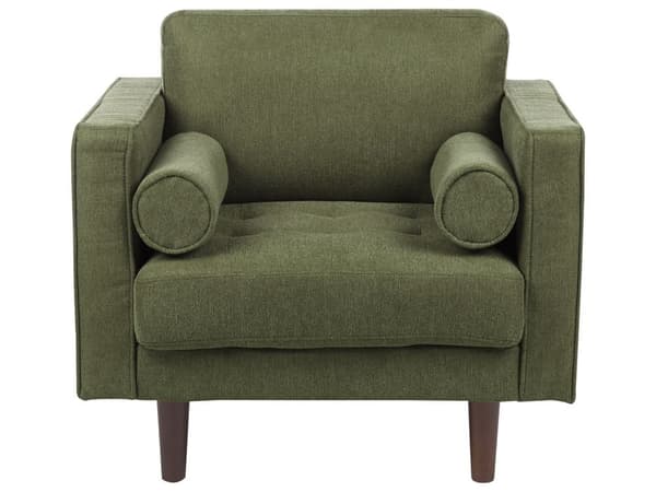 Sofasæt Grøn Stof 4 Personers Sofagruppe 3 1 Sofa og Lænestol Sæt Design Stue Indretning