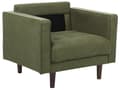 Miniatyrbillede 9 af 11: Sofasæt Grøn Stof 4 Personers Sofagruppe 3 1 Sofa og Lænestol Sæt Design Stue Indretning