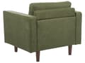 Miniatyrbillede 10 af 11: Sofasæt Grøn Stof 4 Personers Sofagruppe 3 1 Sofa og Lænestol Sæt Design Stue Indretning