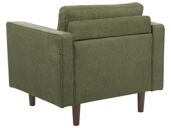 Sofasæt Grøn Stof 4 Personers Sofagruppe 3 1 Sofa og Lænestol Sæt Design Stue Indretning