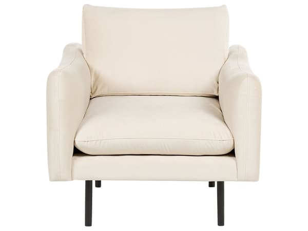 Sohvaryhmä vaalea beige viidelle samettiverhoilu alumiinijalat pehmusteet moderni retro