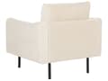 Miniatyrbillede 9 af 11: Gruppe af sofaer lys beige 4-personers fløjlspolstring aluminiumsben hynder moderne retro