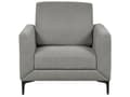 Miniatyrbild 5 av 11: Soffgrupp Grå Polyestertyg Klädsel 3 + 2 + 1 Sits Loveseat Soffa Fåtölj Vardagsrum Möbler