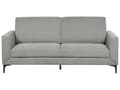 Miniatyrbild 11 av 11: Soffgrupp Grå Polyestertyg Klädsel 3 + 2 + 1 Sits Loveseat Soffa Fåtölj Vardagsrum Möbler