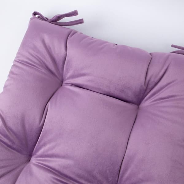 2 tuotteen paketti. Tuolin tyyny VELVET 2, 40x40cm, violetti