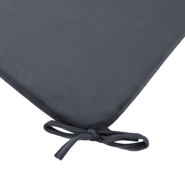 Sæt med 2 produkter. Hynde VELVET til stol 39x39cm, grå