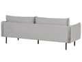 Miniatyrbillede 6 af 11: Sofasæt Grå Velour 5 Personers Sofagruppe Moderne Design Stue Indretning Sofa og Lænestol Sæt Fodskammel