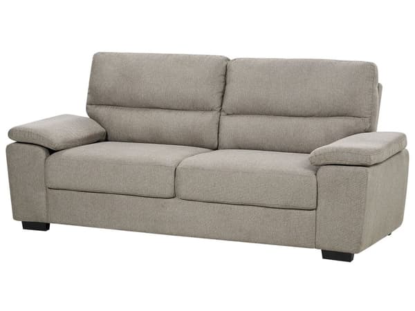 Sofasæt Lysebrun stof 3 og 2 Personers Sofagruppe Klassisk Retro Designsofa til Stue Indretning Sofa
