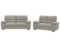 Miniatyrbillede 1 af 11: Sofasæt Lysebrun stof 3 og 2 Personers Sofagruppe Klassisk Retro Designsofa til Stue Indretning Sofa