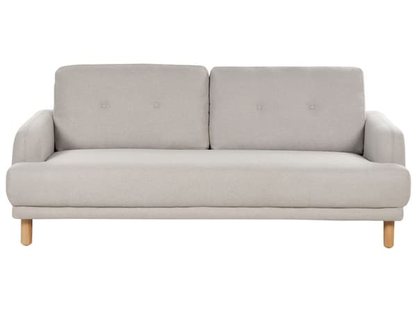 Sofasæt Taupe Stof Polyester 4 Personers Sofagruppe Design Stue Indretning