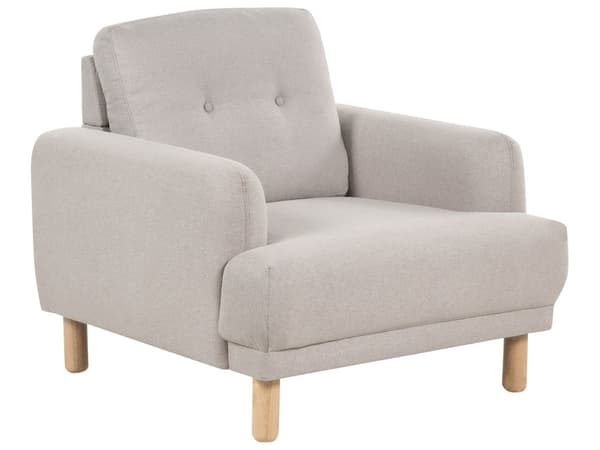 Sofasæt Taupe Stof Polyester 4 Personers Sofagruppe Design Stue Indretning