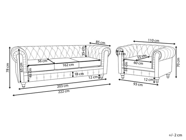 Sofasæt Off-white 4 Personers Sofagruppe Design Stue Indretning