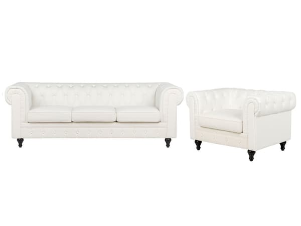 Sofasæt Off-white 4 Personers Sofagruppe Design Stue Indretning