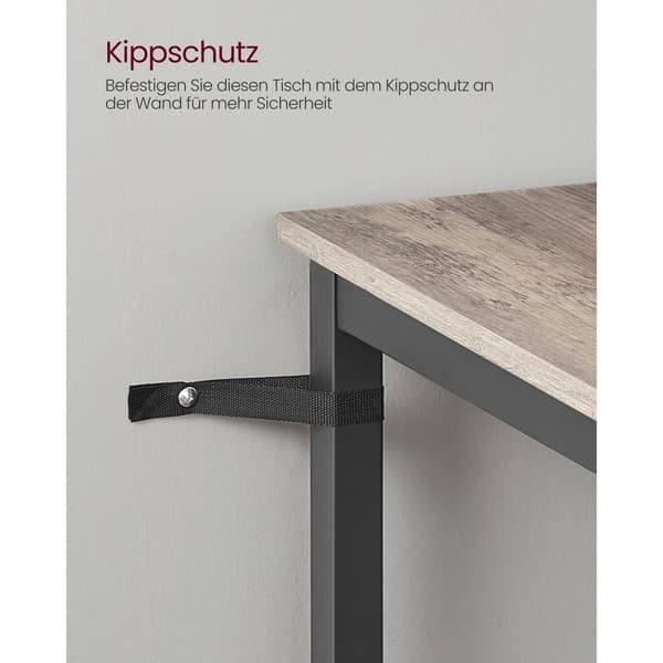 Rootz Barbordsset - Pubbord - Bistrobord - Spånskiva och stål - Greige Black - 60cm x 60cm x 92cm - Lättvikts - Robust - Enkel montering
