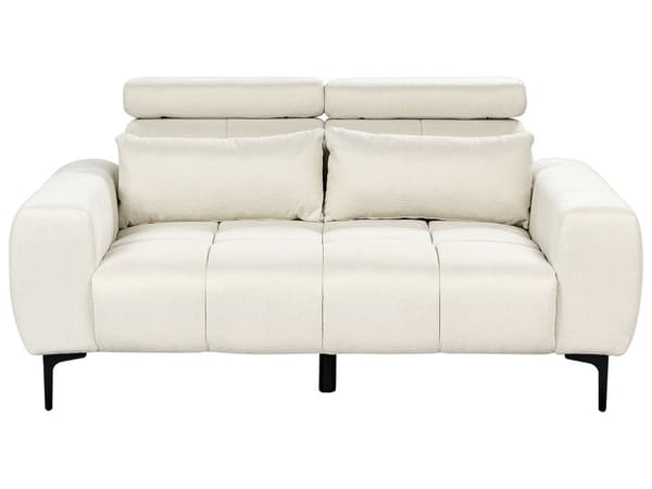 Sofasæt Creme Hvid Polyester 5 Personers Sofagruppe Design Stue Indretning