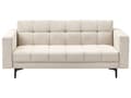 Miniatyrbillede 10 af 11: Sofasæt Beige Polyester 5 Personers Sofagruppe med Lænestole Splitback Sovefunktion Stue Indretning