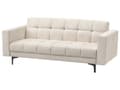 Miniatyrbillede 11 af 11: Sofasæt Beige Polyester 5 Personers Sofagruppe med Lænestole Splitback Sovefunktion Stue Indretning