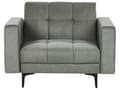 Miniatyrbillede 7 af 11: Sofasæt Grøn Polyester 5 Personers Sofagruppe med Lænestole Splitback Sovefunktion Stue Indretning