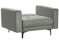 Miniatyrbillede 8 af 11: Sofasæt Grøn Polyester 5 Personers Sofagruppe med Lænestole Splitback Sovefunktion Stue Indretning