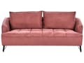 Miniatyrbillede 4 af 11: Sofasæt Rød Boucle 3 2 Personers Sofagruppe til Stue Indretning Moderne Siddemøbler