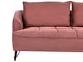 Miniatyrbillede 10 af 11: Sofasæt Rød Boucle 3 2 Personers Sofagruppe til Stue Indretning Moderne Siddemøbler