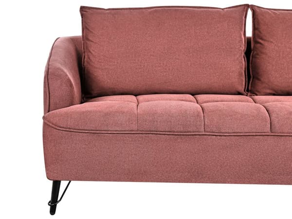Sofasæt Rød Boucle 3 2 Personers Sofagruppe til Stue Indretning Moderne Siddemøbler