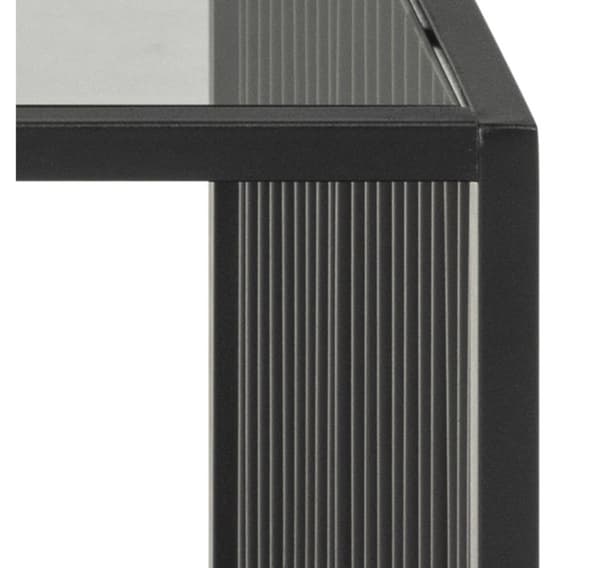 Salongbord STRINGTON 120x60xH40cm, sort