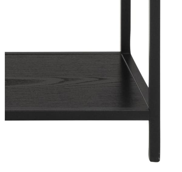 Shelf SEAFORD 135x35xH150cm, black