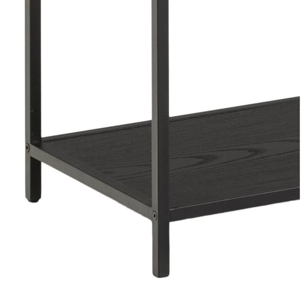 Shelf SEAFORD 135x35xH150cm, black