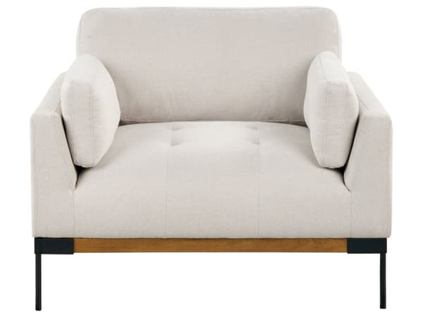 Sofasæt Lys Beige Polyester 6 Personers Sofagruppe Design Stue Indretning