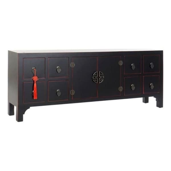 TV-möbel Thyann Fir Wood MDF (130 x 24 x 51 cm)