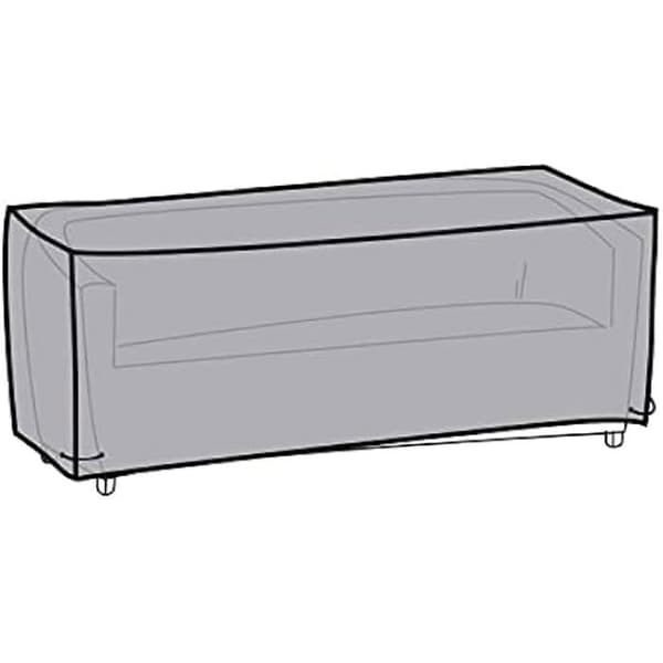 Sofföverdrag - DKD Home Decor - Standard - Grå och svart - Aluminium - 205 x 80 x 60 cm