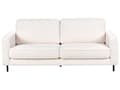 Miniatyrbillede 5 af 11: Sofasæt hvid polyester boucle 3 + 1 sofa lænestol stue soveværelse sæt