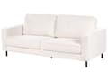 Miniatyrbillede 6 af 11: Sofasæt hvid polyester boucle 3 + 1 sofa lænestol stue soveværelse sæt