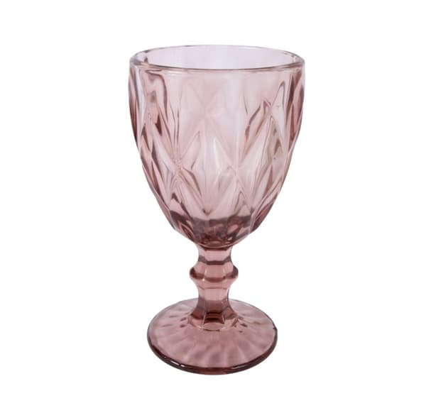 Wine goblet CORAL 300ml, purple, 6pcs.