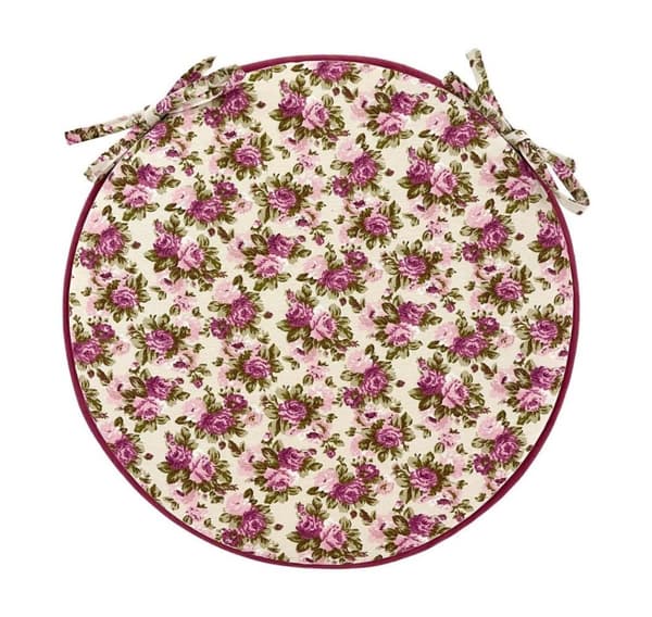 Tyyny LONETA NEW tuoliin D39cm, violetti ruusu