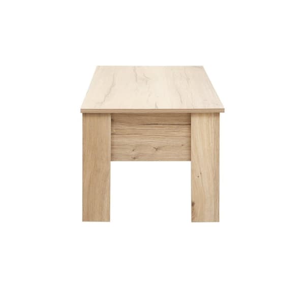 Coffee table HANNES 100x50xH42cm, rustic melamine