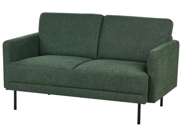 Sofasæt Grøn 3 Personers Sofagruppe med Sofa og Lænestol Klassisk Minimalistisk Siddemøbler