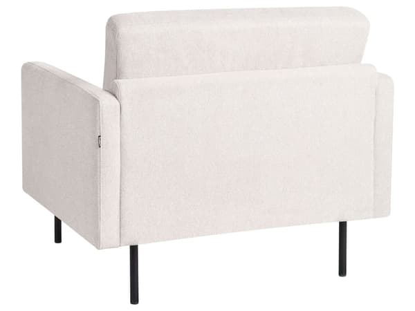 Sofasæt Lys Beige 3 Personers Sofagruppe med Sofa og Lænestol Klassisk Minimalistisk Siddemøbler