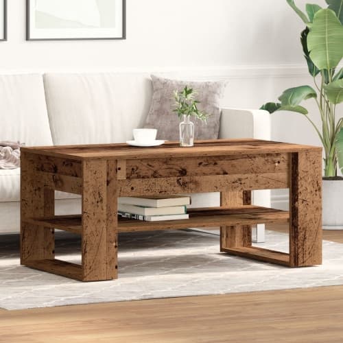 Kaffebord Gamla trä 102x55x45 cm Konstruerat trä