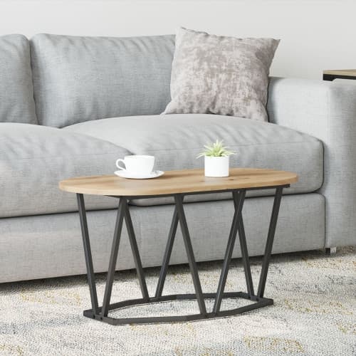 Kaffeebord Artisan Ekhy 80x40x40,5 cm Gjort av Trä och Metall